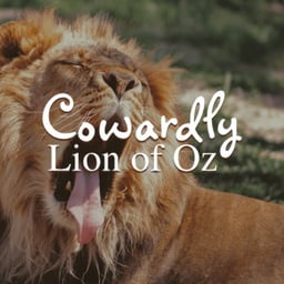 The Cowardly Lion Of Oz