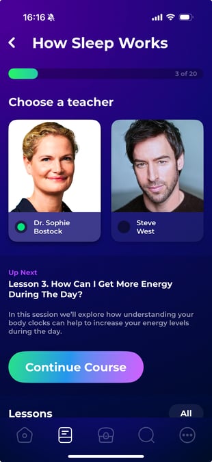 Sleep course 2
